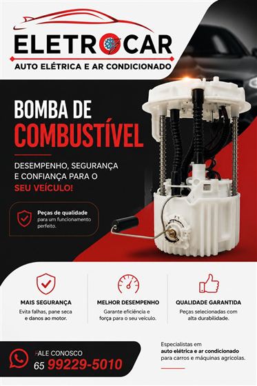 Bomba de combustível: peças de qualidade para carros e máquinas agrícolas