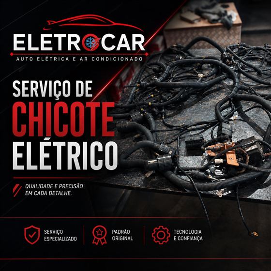 Serviço de chicote elétrico com padrão original
