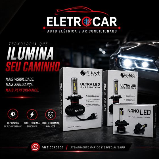 Iluminação LED automotiva de alta intensidade